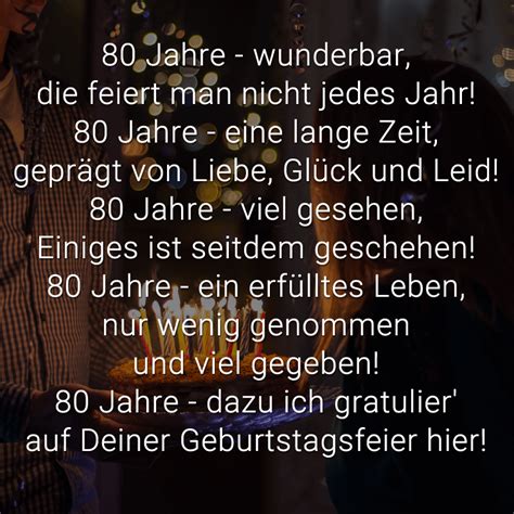 sprüche zum 80. geburtstag lustig|80. geburtstag lustig.